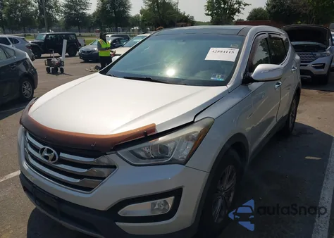 2013 Hyundai Santa Fe Sport z USA, uszkodzony, nr VIN 5XYZUDLB4DG080323